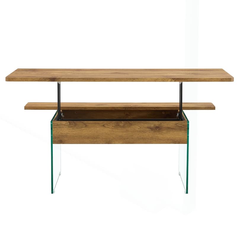 Versatile Lifting Coffee Table with Storage and Multiple Options