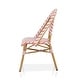 preview thumbnail 72 of 95, Furniture of America Irene French Chevron Wicker Patio Dining Chairs