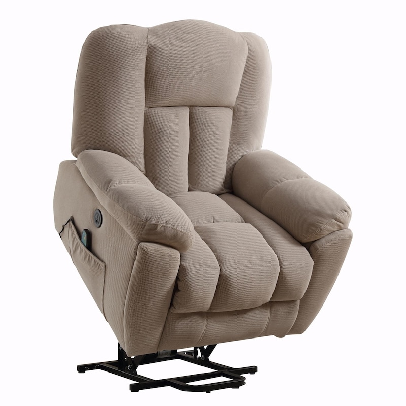 Power Lift Recliner Chair with Heat, Massage, USB Port