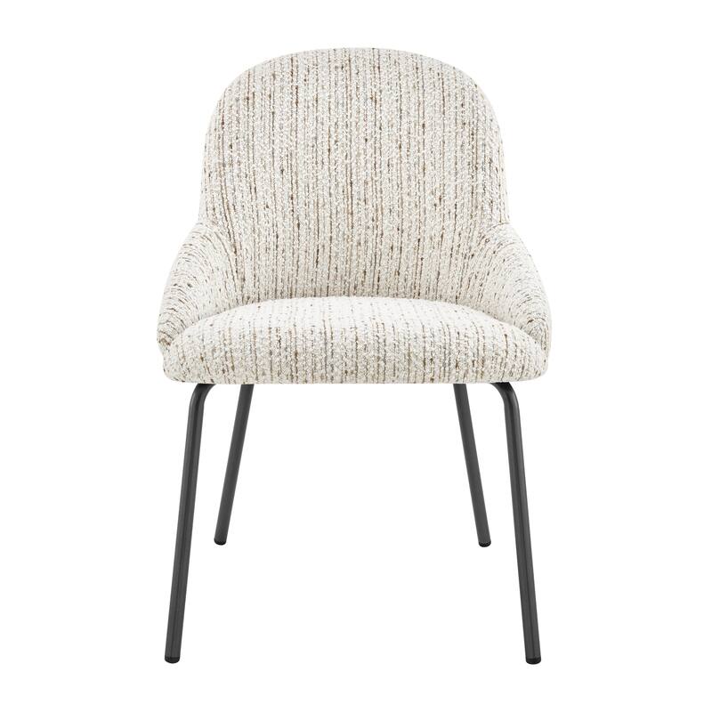 NPD Furniture Katrisa Boucle Dining Side Chair (Set of 2)