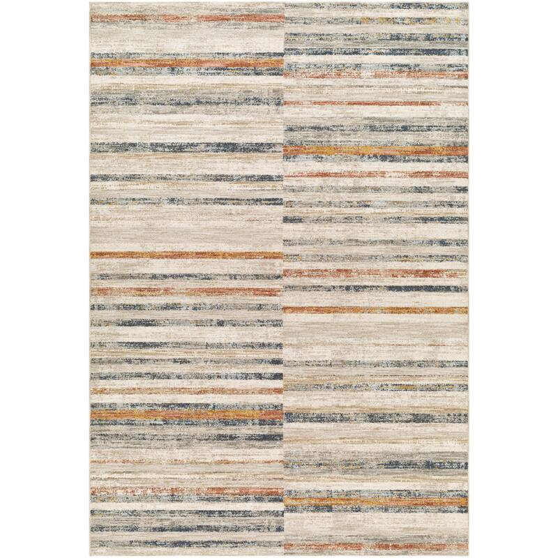 Beckham Modern & Contemporary Stripe Area Rug
