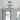 3 - Light Industrial-style Black Lantern Glass Semi Flush Mount