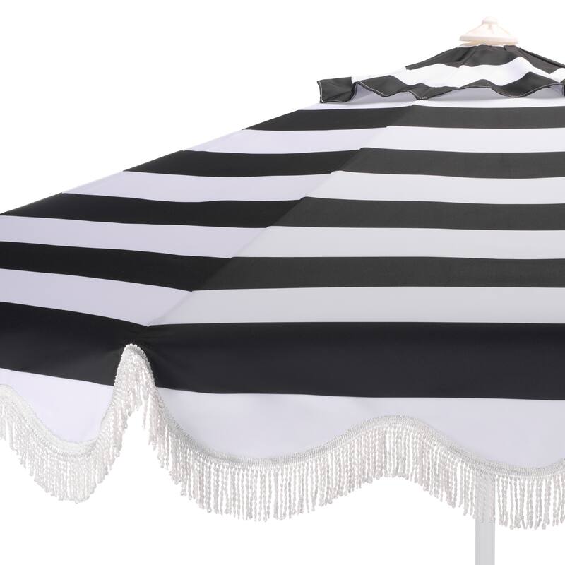 SAFAVIEH Outdoor Living Lucerna 9ft Crank Umbrella