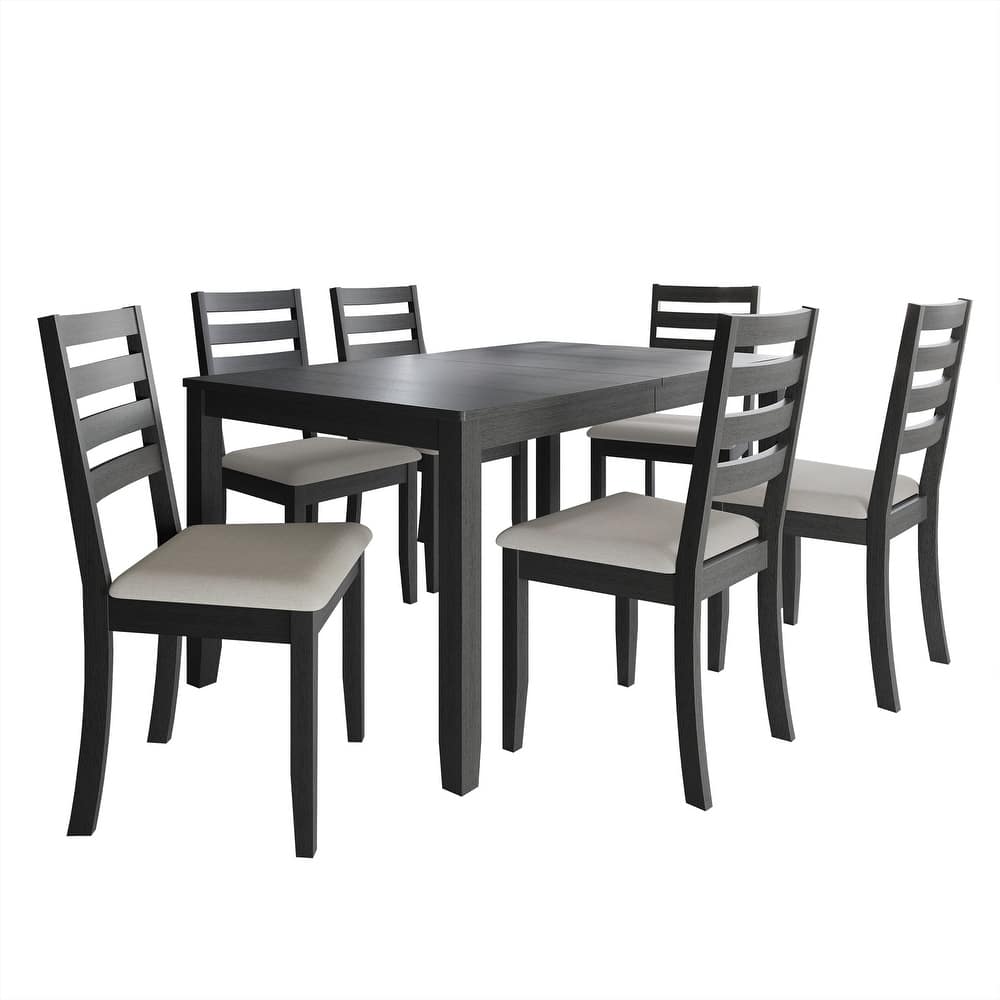CraftPorch Simple Timeless 7-piece Wooden Dining Set