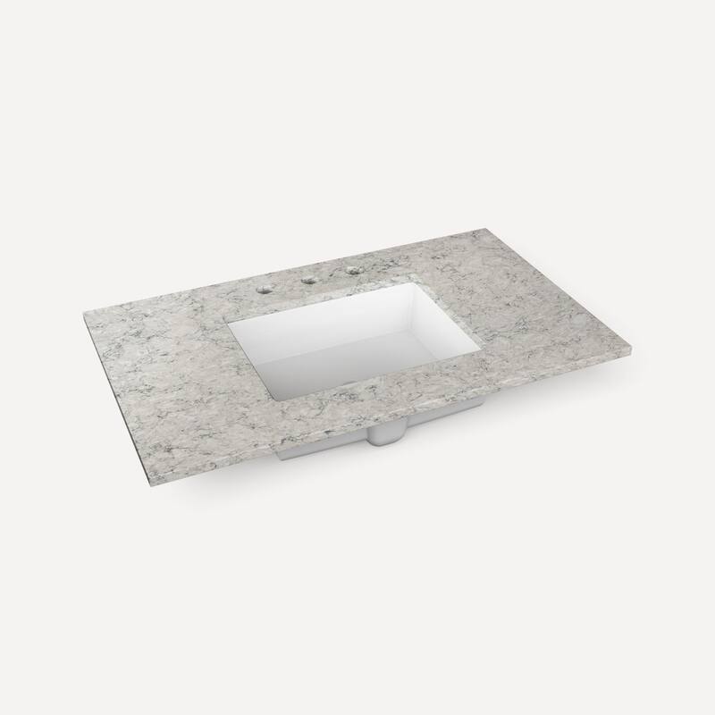 Robern TA36UCO-8CS2 Craft Series 36" Quartz Vanity Top