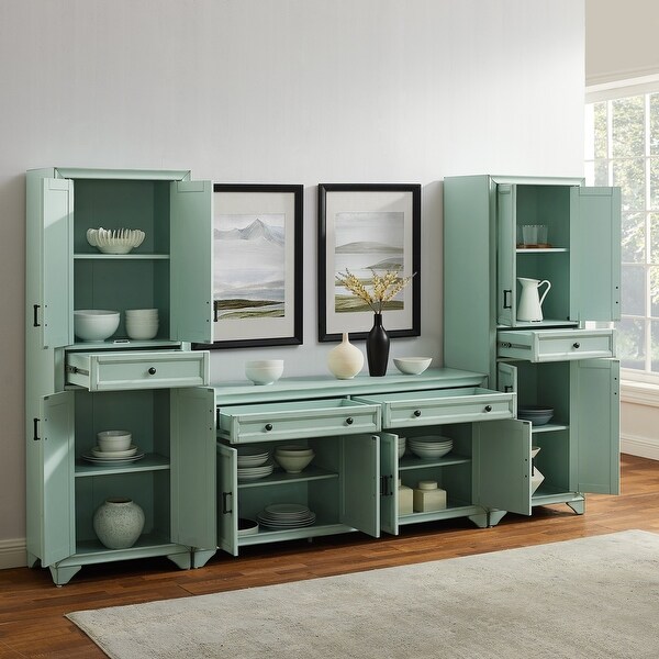 Crosley Tara 3-Piece Sideboard And Pantry Set - Bed Bath & Beyond