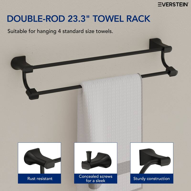 4-Piece Bathroom Hardware Set Bathroom Accessory Set