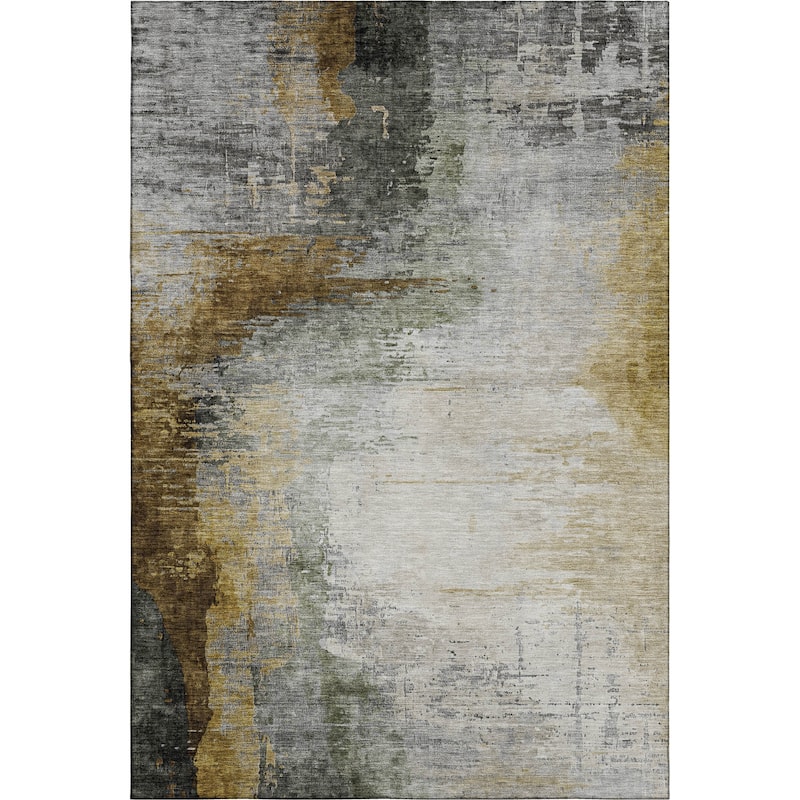 Premium Washable Super Soft Abstract Soid Mayfield Rug