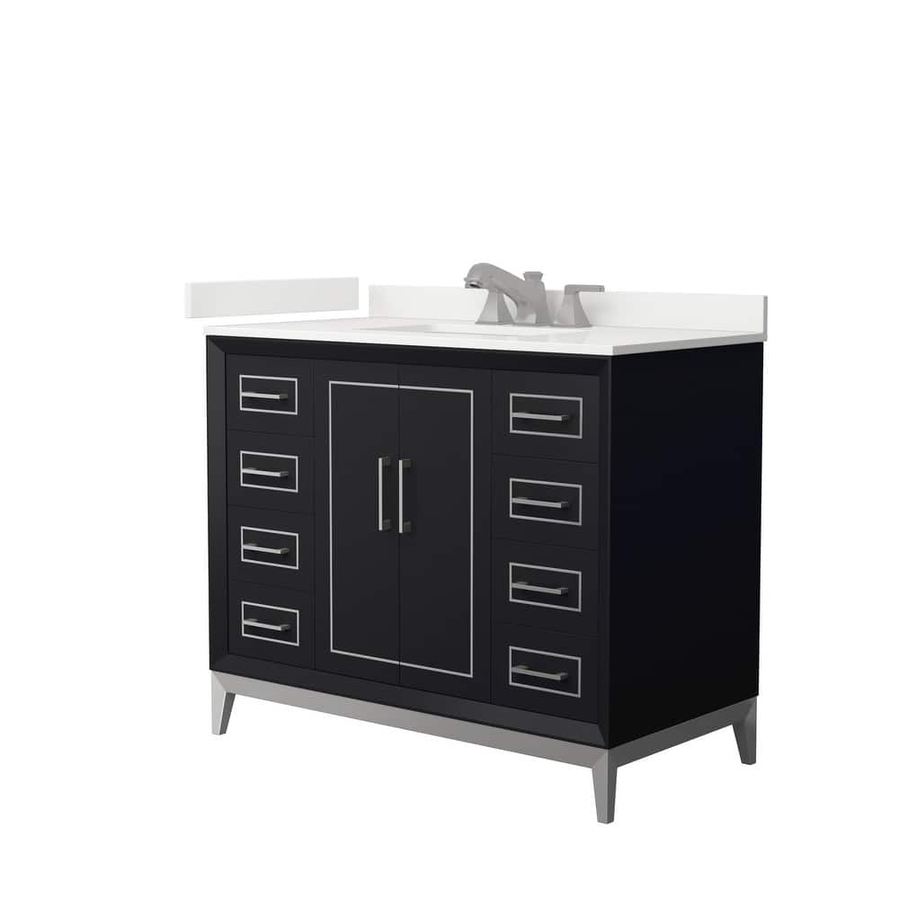 Marlena 42-inch Single Vanity, Quartz Top