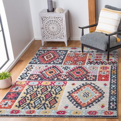 SAFAVIEH Adirondack Hayriye Moroccan Boho Tribal Rug - 5'1" x 7'6"