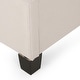 preview thumbnail 42 of 44, Costello Upholstered Tufted Fabric Queen Bed Set by Christopher Knight Home