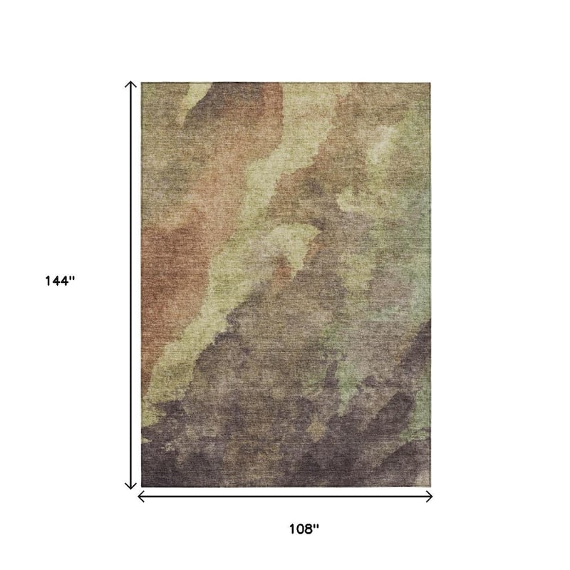 HomeRoots Abstract Transitional Rectangle Outdoor Rug