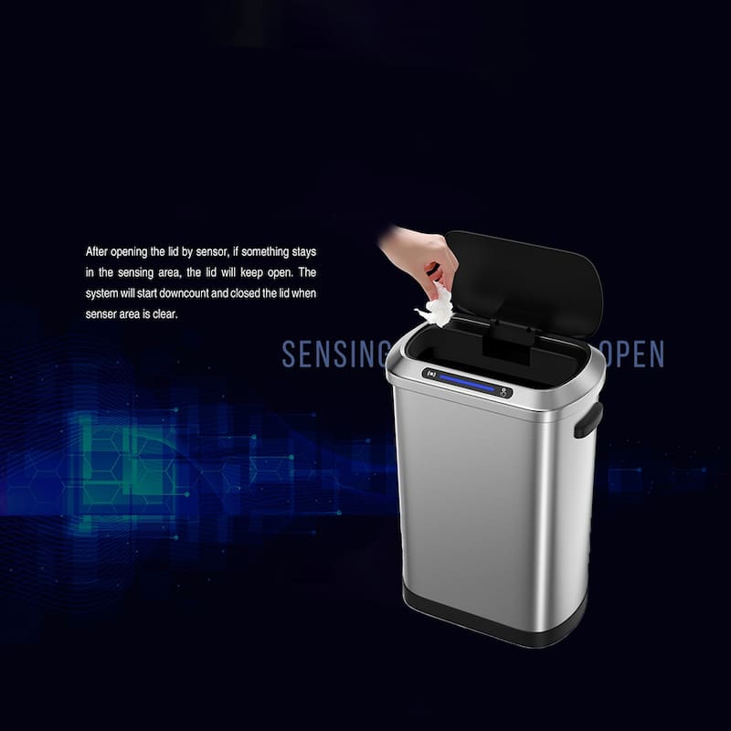 50L Smart automatic Trash Cans - Full Intelligent Sensor