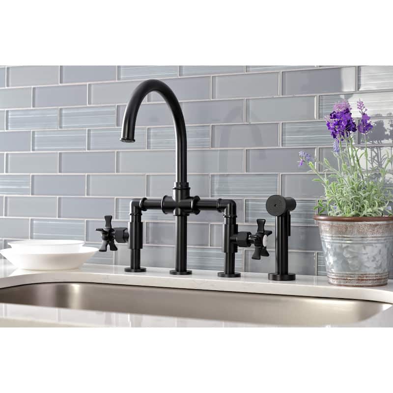 Kingston Brass Hamilton Bridge Kitchen Faucet