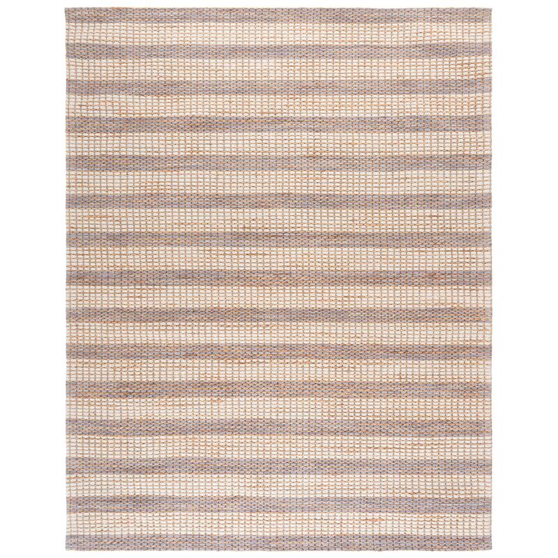 Martha Stewart by SAFAVIEH Handmade Halldis Jute Rug - 8' x 10' - Natural/Grey