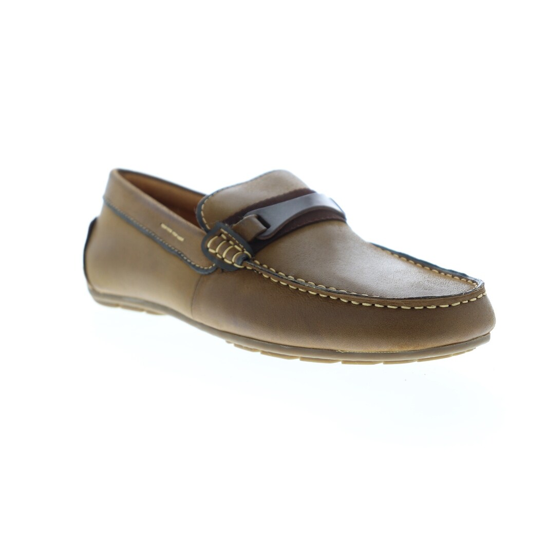 Shop Steve Madden Garter Dark Tan Mens Loafers Slip Ons Casual