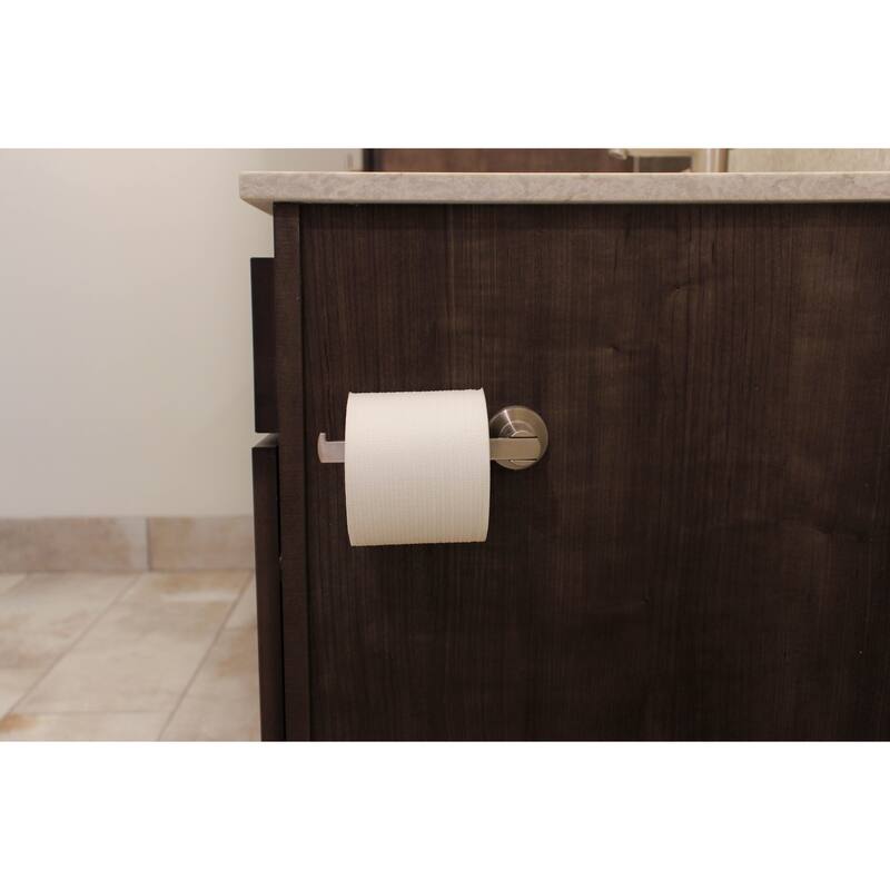 Design House 581611 Eastport Satin Nickel Contemporary Toilet Paper Holder