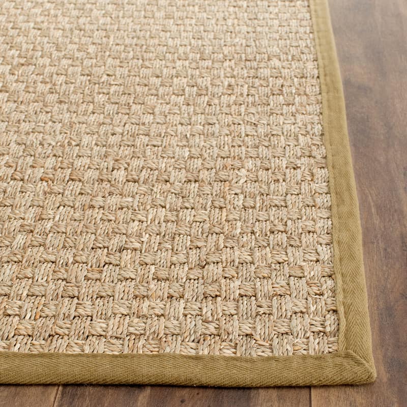 SAFAVIEH Natural Fiber Zymryd Basketweave Seagrass Rug