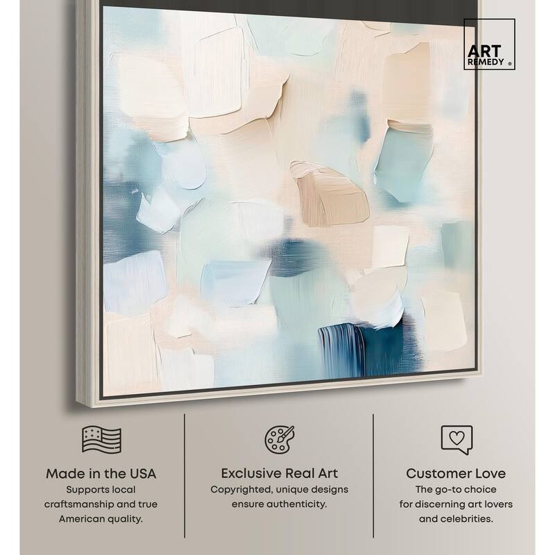 Celadon Haze II Canvas by Art Remedy