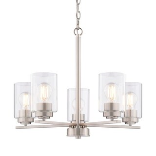 Vaxcel Lighting H0314 Park Ridge 5 Light 21" Wide Chandelier