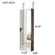 Wall-Mounted Full Mirror Jewelry Storage Cabinet With with Slide Rail ...