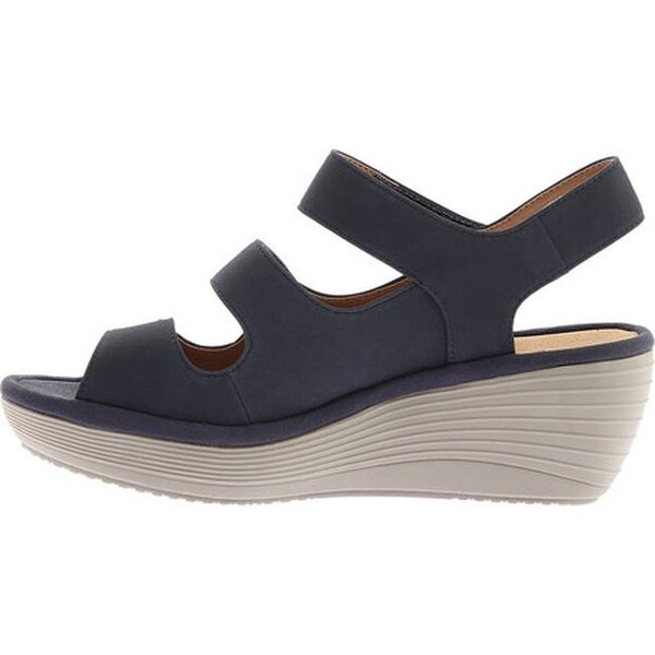 clarks women's reedly juno wedge sandal
