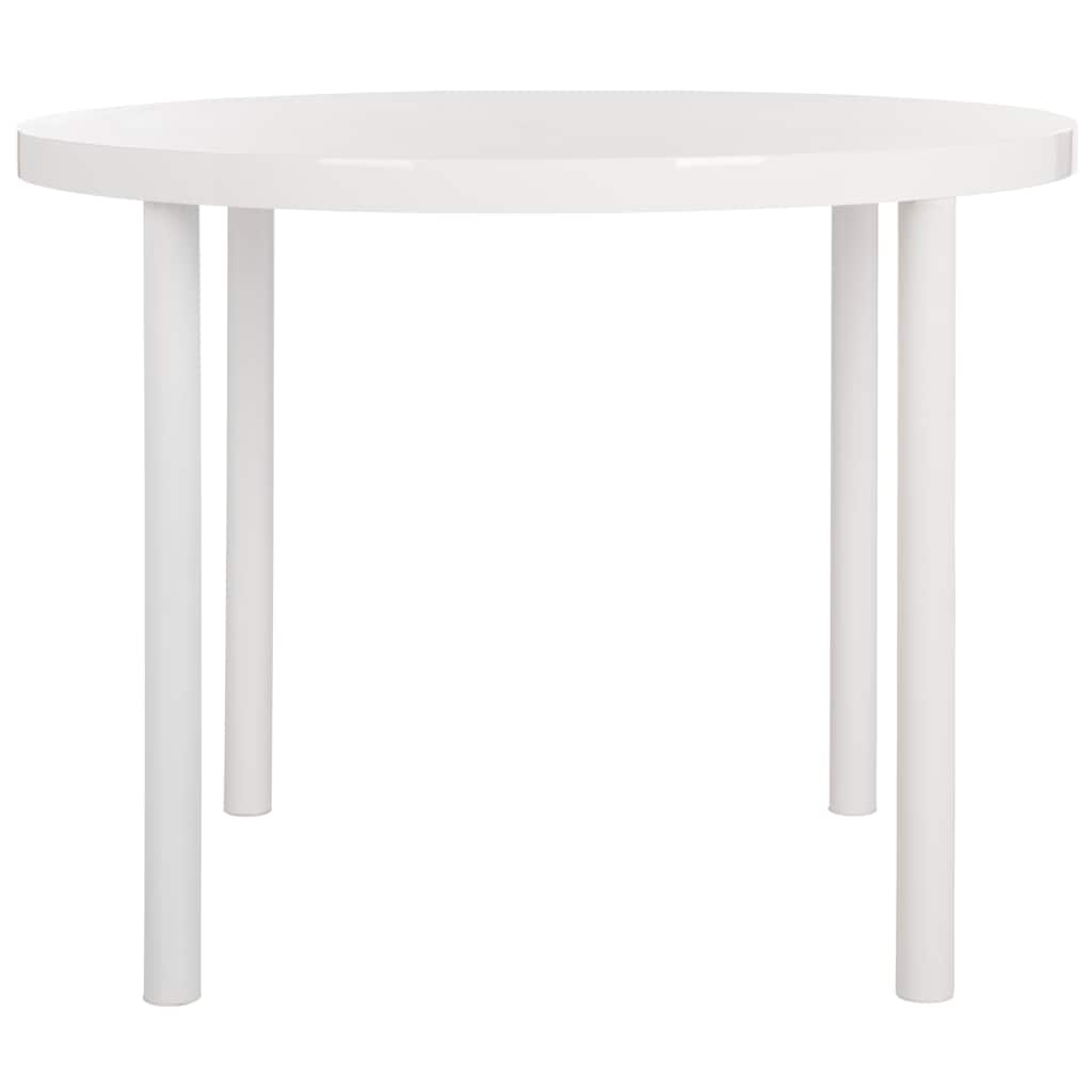 SAFAVIEH Janell White Dining Table - 39.4" x 39.4" x 30" - 39.4" x 39.4" x 30" - 39Wx39Dx30H