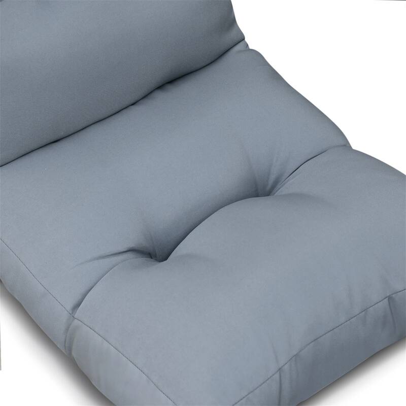 2 PCS Indoor or Outdoor Waterproof Adirondack Chair Seat and Back Cushion