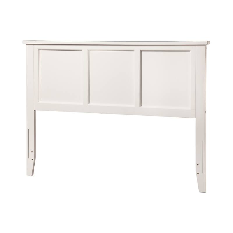 Wood Panel Headboard with Classic Detailing and USB Charger, Fits Standard Frames for a Timeless Bedroom Look