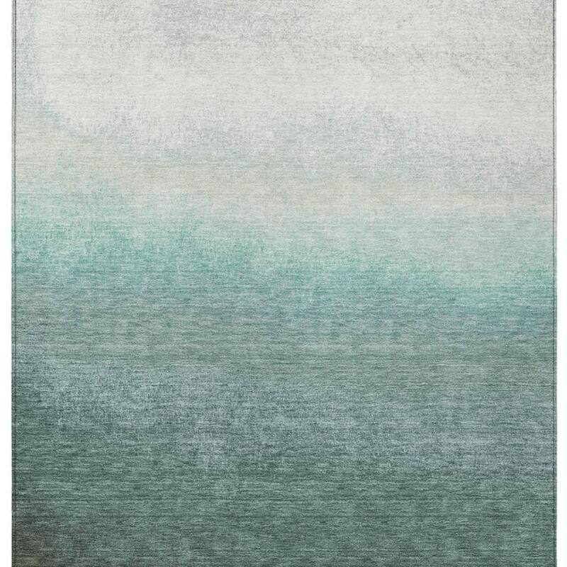 HomeRoots Ombre Transitional Rectangle Outdoor Rug