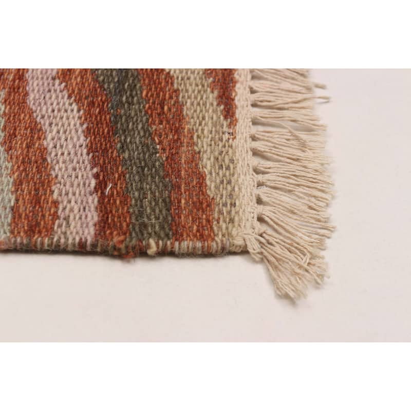 Ankara Brown Kilim 5'0" x 8'0" - 5'0 x 8'0