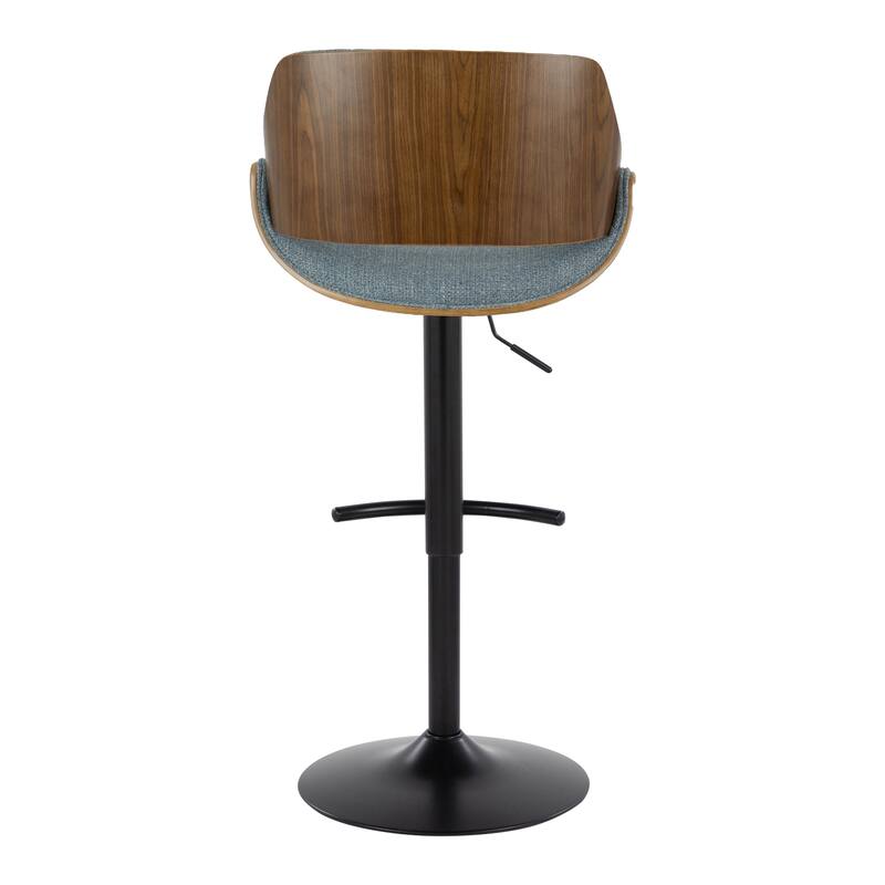 Carson Carrington Svetlana Adjustable Bar Stool with Rounded T Footrest (Set of 2)