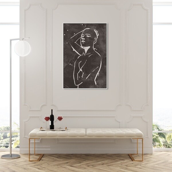 Oliver Gal 'Negative Space' People and Portraits Wall Art Framed