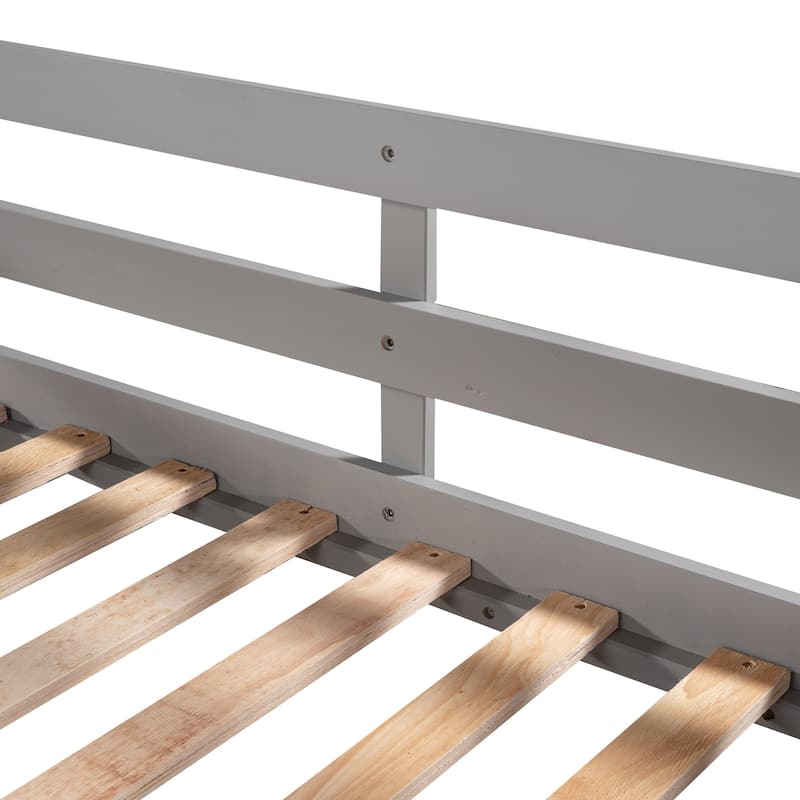 Full and Twin Size L-Shaped Bunk Bed