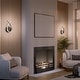 preview thumbnail 3 of 11, Artika Gamma Modern Wall Light Fixture, Matte Black