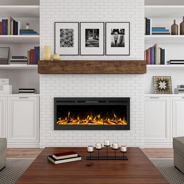 Hastings Home 50undefined Electric Fireplace-Hang/Recessed - On Sale - Bed  Bath u0026 Beyond - 32598437
