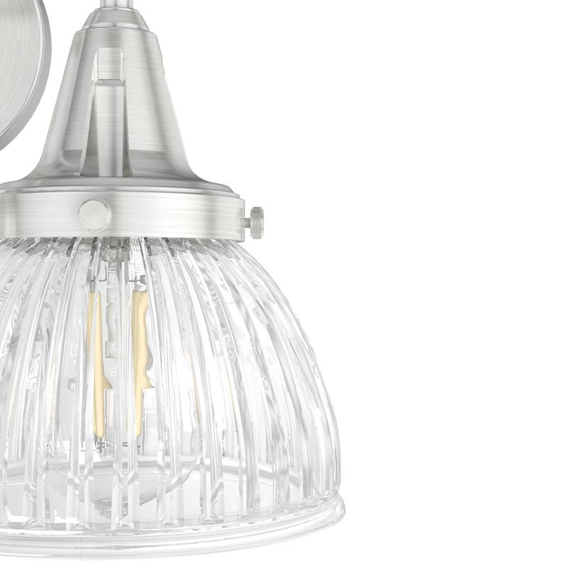 Hunter Cypress Grove 2-Light Vanity Wall Light - Industrial, Transitional, Contemporary - Damp Rated!