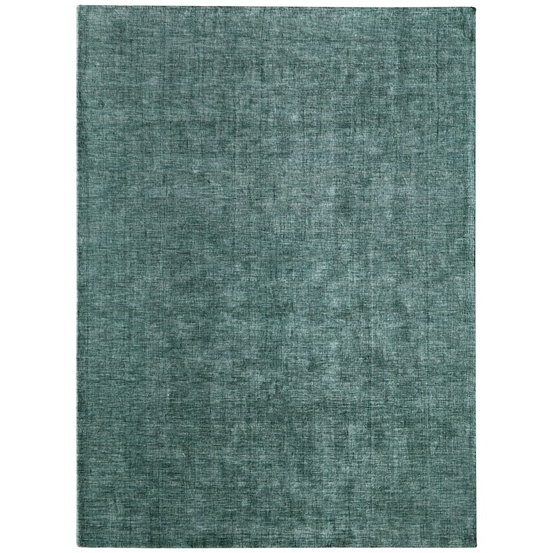 Grand Bazaar Celano Hand Woven Solid Modern Area Rug - 2' x 3' - Green/White