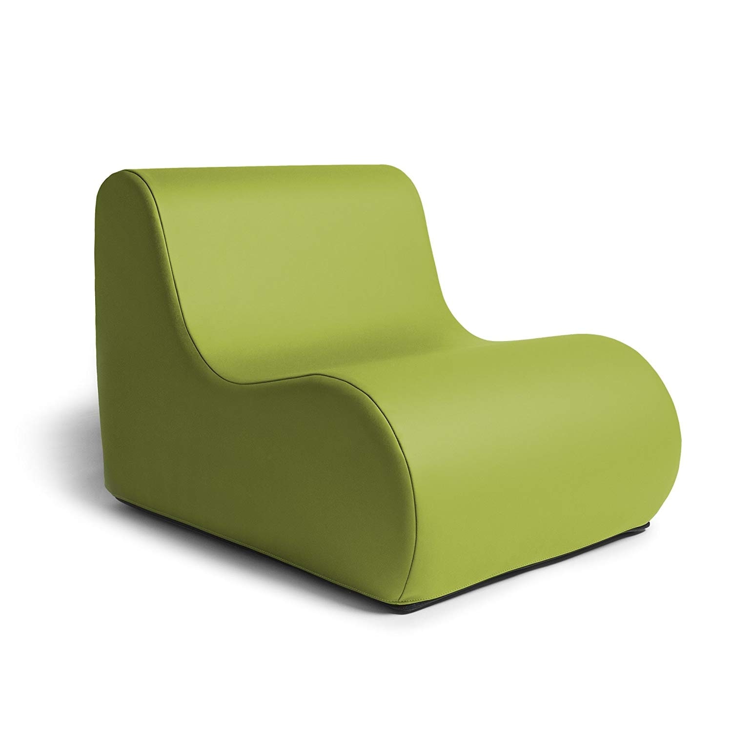 Jaxx Midtown Jr Classroom Soft Foam Chair - Premium Vinyl Cover, Green