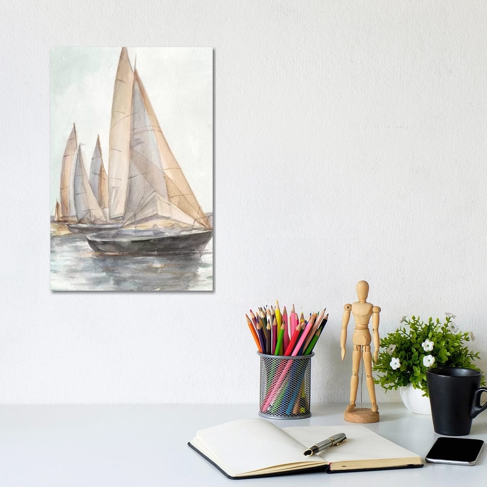 iCanvas "Plein Air Sailboats II" by Ethan Harper Canvas Print