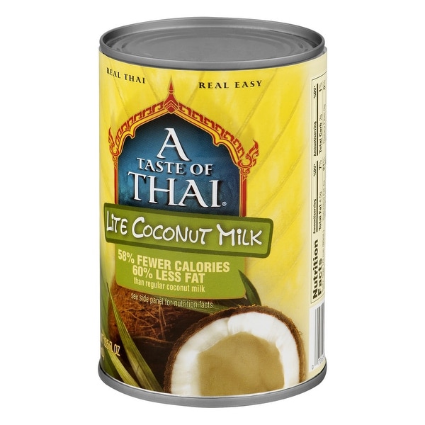 Taste of Thai Coconut Milk - Lite - Case of 12 - 13.5 Fl oz.