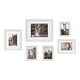 preview thumbnail 55 of 57, Kate and Laurel Bordeaux Gallery Wall Frame Set White