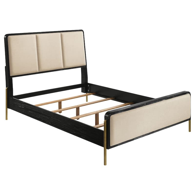 Arini Panel Bed - Black - Queen