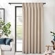 preview thumbnail 18 of 58, DriftAway Pinch Pleat Linen Textured Semi Sheer Solid Curtains Back Tabs