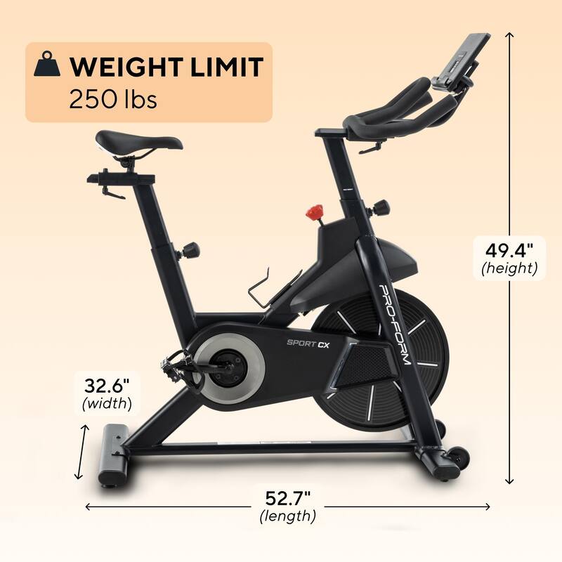 ProForm Sport CX Bike for High-Quality, Accessible Workouts