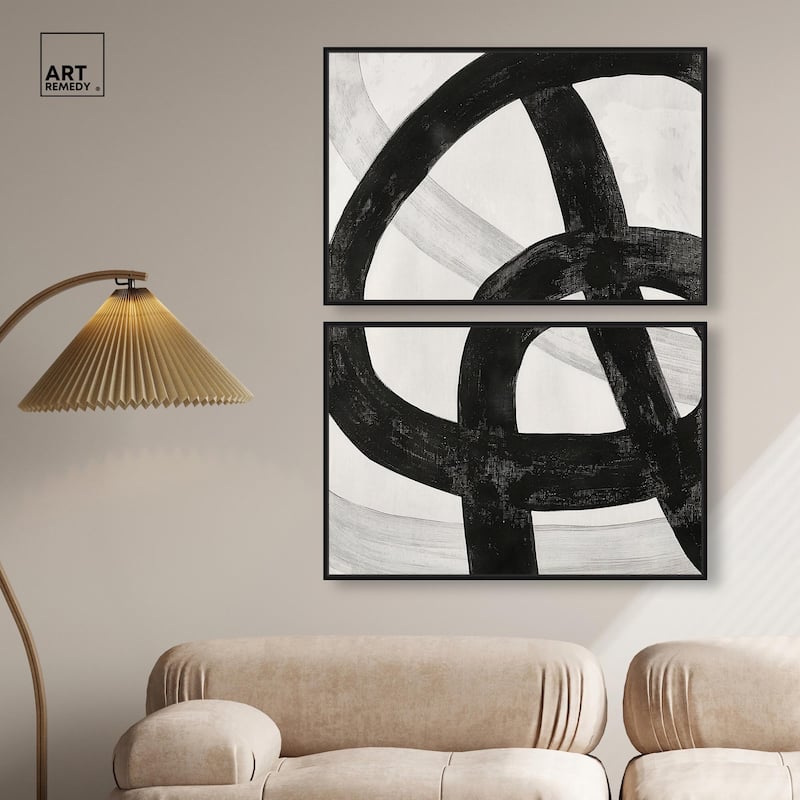 Infinite Loop II Canvas Set of 2 by Art Remedy