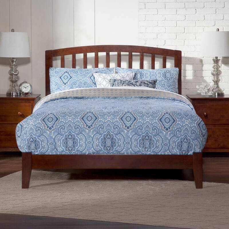 Richmond Queen Foundation Bed Frame in Walnut