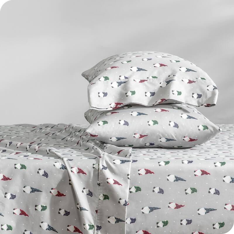 Bare Home Double Brushed Deep Pocket Printed Sheet Set