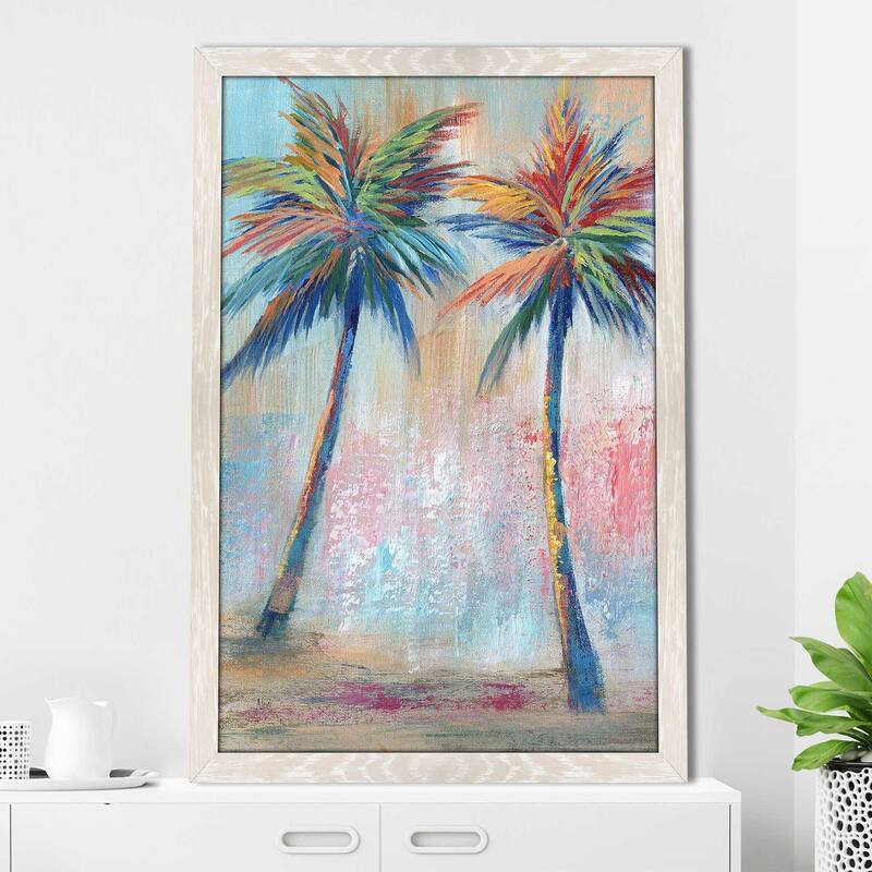 "Color Pop Palms" by Nan I Print on Acrylic