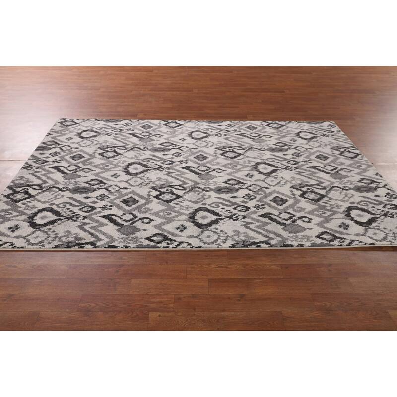 Art & Craft Turkish Rug Machine Made Geometric Carpet - 5'0" x 8'0"